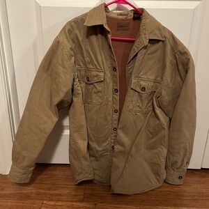 St. John's Bay Men's Tan Shirt Jacket
